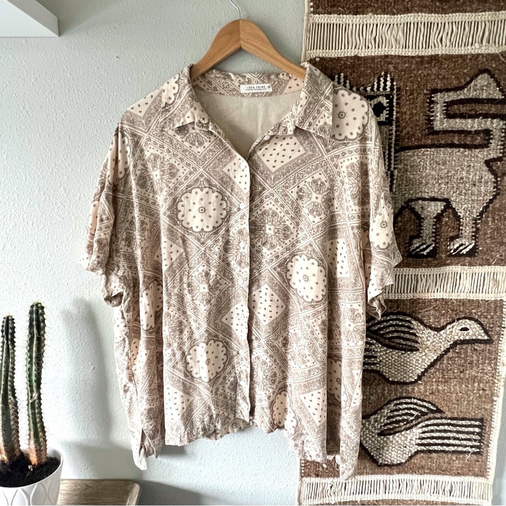 12th Tribe Vaughn Paisley Camp Shirt